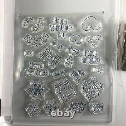 Stampin Up To Every Season Stamps Set And Every Season Punch Pack NEW