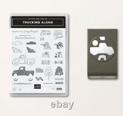 Stampin' Up! Trucking Along Photopolymer Stamp Set and Punch NEW 162299 162305
