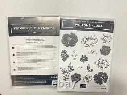 Stampin' Up! Two-Tone Flora Photopolymere Stamp & Died Set All New & Unused