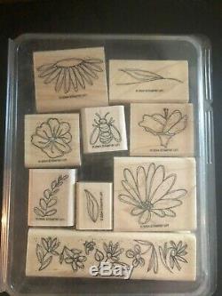 Stampin Up! Two-step In full bloom. Set Of 9