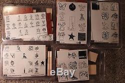 Stampin' Up Unmounted Stamp Sets LOOK Huge Lot You Choose 1999-2007 Retired