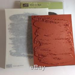 Stampin Up WATERCOLOR WASH Clear-Mount/Rubber Stamp Set 2015-2016 Catalog