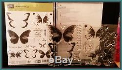 Stampin Up! Watercolor Wings Photopolymer Stamp Set NEW, Butterfly 2 -3step