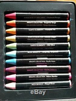 Stampin Up Watercolor Wonder Crayons Neutrals Regals Subtles Brights RARE 4 sets