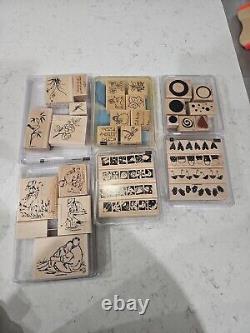 Stampin'Up! Weather Or Not, Summer By The Sea, Etc Stamps Rubber Rare