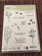 Stampin Up Wild About Flowers Set Of 12 Clear Mount Photopolymer NEW