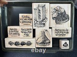 Stampin Up Wood Mount Set For the Love of Chocolate