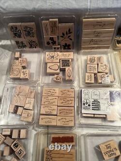 Stampin' Up! Wood Mounted Sets with Ink Pads