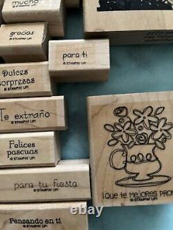 Stampin' Up! Wood Stamp Sets Retired Rare