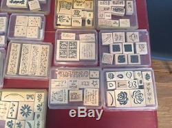 Stampin Up Wood Stamps Huge Lot of 26 Stamp Sets