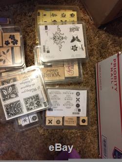 Stampin' Up! Wooden Stamp Sets, New & Used, 33 Sets, BONUS Extra Free Stamps