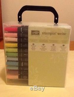 Stampin Up Write Many Marvelous Markers Set Of 44 with Case Very Gently Used