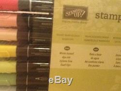 Stampin Up Write Many Marvelous Markers Set Of 44 with Case Very Gently Used