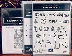 Stampin Up Yeti Bundle Yeti To Party Stamps, Yeti Dies & Whimsical Woodland Ef