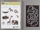 Stampin Up ZOO BABIES Stamp Set and BABY ZOO Dies by Dave Animals Giraffe Lion