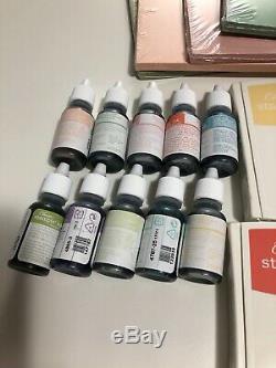 Stampin Up complete set of Subtle Collection ink, pads, and cardstock