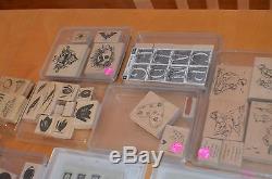 Stampin Up lot 30 + sets retired new used rare titles in photos look and bid