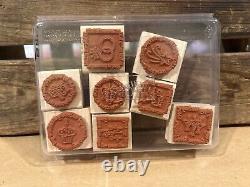 Stampin Up lot of 10 sets- over 100 stamps- some new and uncut