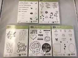 Stampin Up lot of stamp sets Various Occasions