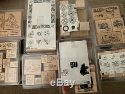 Stampin Up retired grouping 12 sets some NIP unmounted