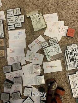 Stampin Up sets and various stamps plus ink never used and punches