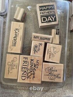 Stampin' Up stamp sets (mostly retired)