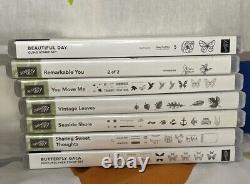 Stampin' Up stamps Nature themed new never used