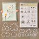 Stampin up Climbing Orchid photopolymer stamp set + Orchid Builder framelits