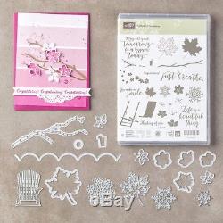 Stampin up Colourful Seasons stamp set with Seasonal Layers thinlits dies