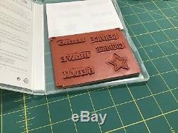 Stampin up For Your Country & Words Of Courage New Cling Stamp Sets