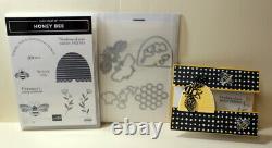 Stampin up Honey Bee cling set & matching Detailed Bee DiesNEW + Window Card