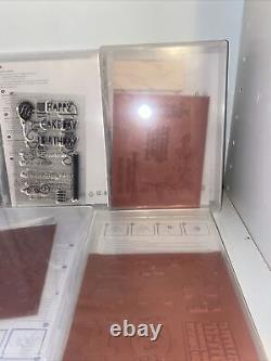 Stampin up! Lot 21 New stamp sets snd 3 used