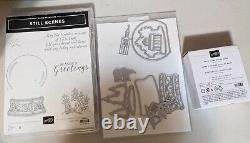 Stampin up Still scenes & Zoo Globe stamp set & Dies & 4 Sets Shaker Globes