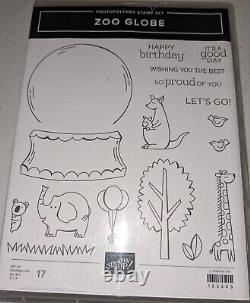 Stampin up Still scenes & Zoo Globe stamp set & Dies & 4 Sets Shaker Globes