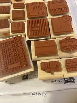 Stampin up Totally Tabs Stamp Set and Retired Rare punch (office Stamp Theme)