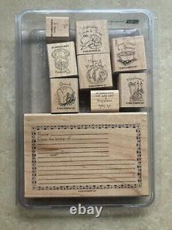Stampin' up boxed sets 10 Wooden stamp sets