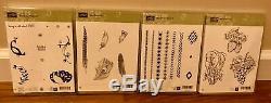 Stampin up lot of 20 stamp sets, 19 are NIP