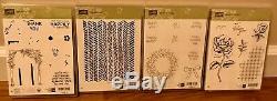 Stampin up lot of 20 stamp sets, 19 are NIP