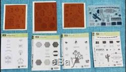 Stampin up rubber stamp sets new lot of 6