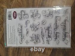 Stampin up stamp & Close to my heart sets-New stamp Patform and ink included