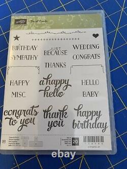 Stampin up stamp sets and dies