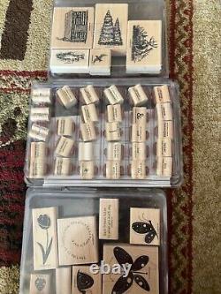 Stampin up stamp sets and marker set, only used a few times in mint condition