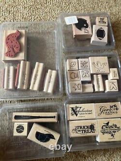 Stampin up stamp sets and marker set, only used a few times in mint condition