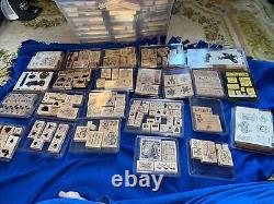 Stampin up stamp sets lot Retired (23 Sets) As Shown