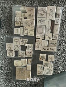 Stampin up stamp sets lot new And Used