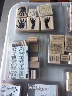 Stampin up stamp sets lot over 54 sets