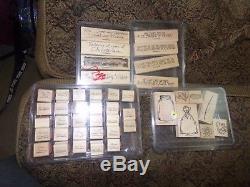Stampin up stamp sets wood and some retired. 11 sets