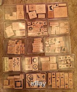 Stampin up stamps, huge lot of 100 sets. Some used slightly, some never used