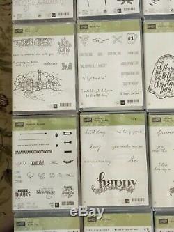 StampinUp HUGE LOT OF 40 BRAND NEW, Retired Stamp Sets! All Occasions
