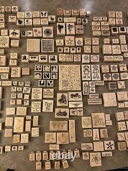 Stamps Stampin Up! Retired Rare Rubber Set 300+ Lot Colossal 1995-2007 Vintage
